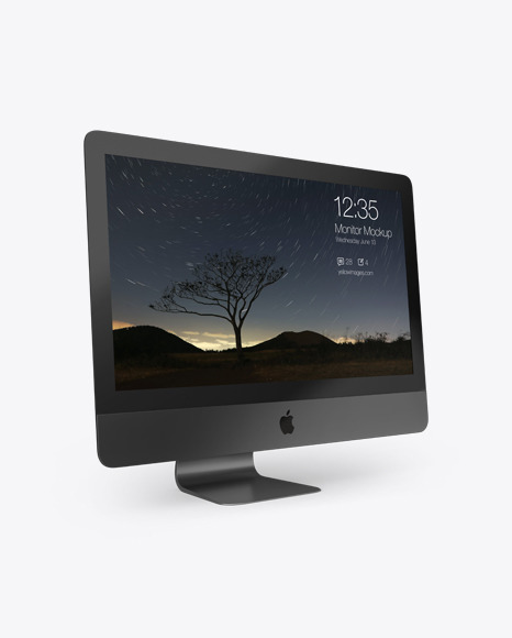 Apple iMac Pro Mockup PSD #2