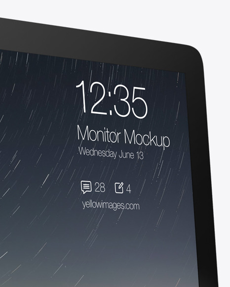 Download Computer Monitor Mockup Free Yellowimages