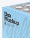 Paper Box W/ Blister Pack Mockup