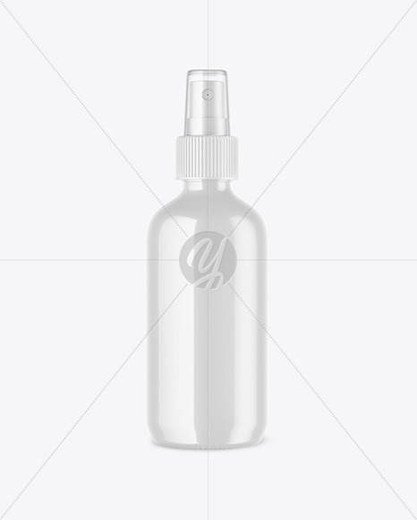 Download Glossy Spray Bottle Mockup In Bottle Mockups On Yellow Images Object Mockups PSD Mockup Templates