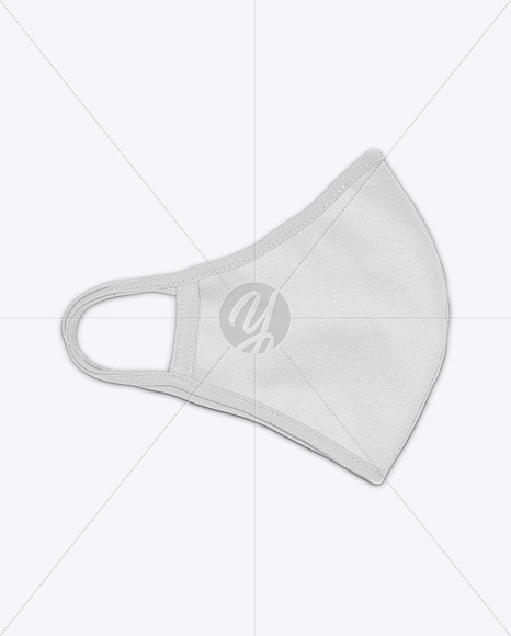 Anti Pollution Face Mask With Exhalation Valve In Apparel Mockups On Yellow Images Object Mockups