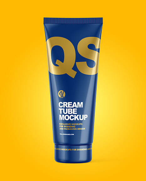 Glossy Cosmetic Tube Mockup PSD #2