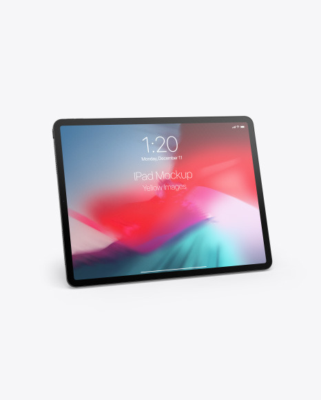 Download Apple Ipad Pro 2018 12 9 Mockup In Device Mockups On Yellow Images Object Mockups PSD Mockup Templates