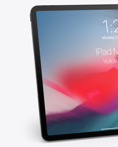 Apple iPad Pro 2018 12.9 Mockup PSD #6