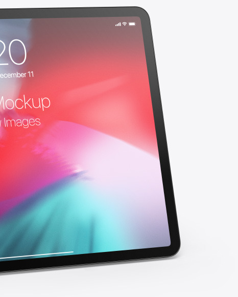 Apple iPad Pro 2018 12.9 Mockup PSD #7