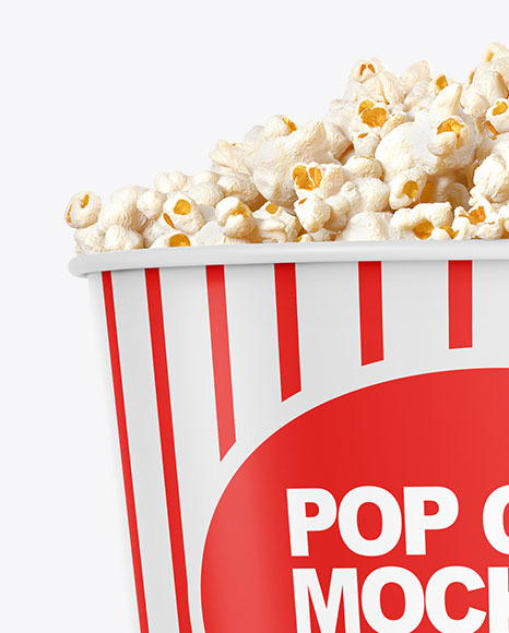 Download Popcorn Bucket Mockup in Bucket & Pail Mockups on Yellow ...