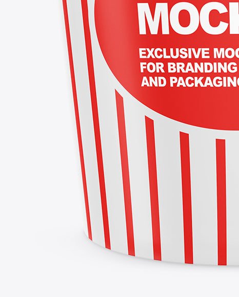 Download Popcorn Bucket Mockup in Bucket & Pail Mockups on Yellow Images Object Mockups