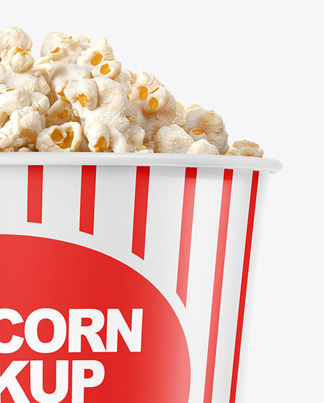 Download Popcorn Bucket Mockup In Bucket Pail Mockups On Yellow Images Object Mockups Yellowimages Mockups