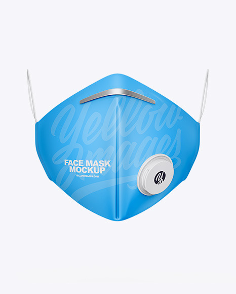 Medical Face Mask Mockup In Apparel Mockups On Yellow Images Object Mockups