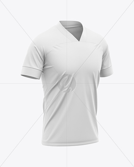 Download Men S Soccer Jersey T Shirt Mockup Front Half Side View Football Jersey T Shirt In Apparel Mockups On Yellow Images Object Mockups PSD Mockup Templates