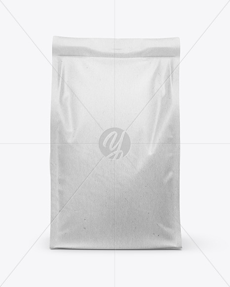 Download Glossy Metallic Food Bag Mockup Front View In Bag Sack Mockups On Yellow Images Object Mockups Yellowimages Mockups