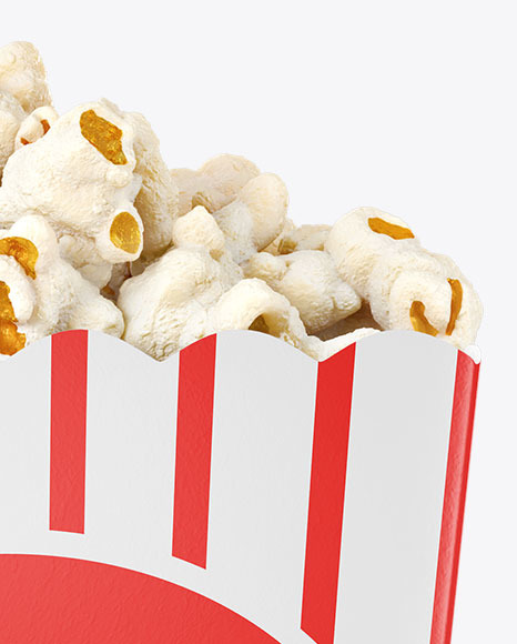 Download Popcorn Bag Mockup - Front View in Bag & Sack Mockups on ...