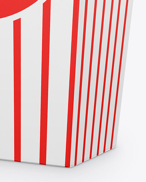 Popcorn Bag Mockup  Half Side View PSD #7