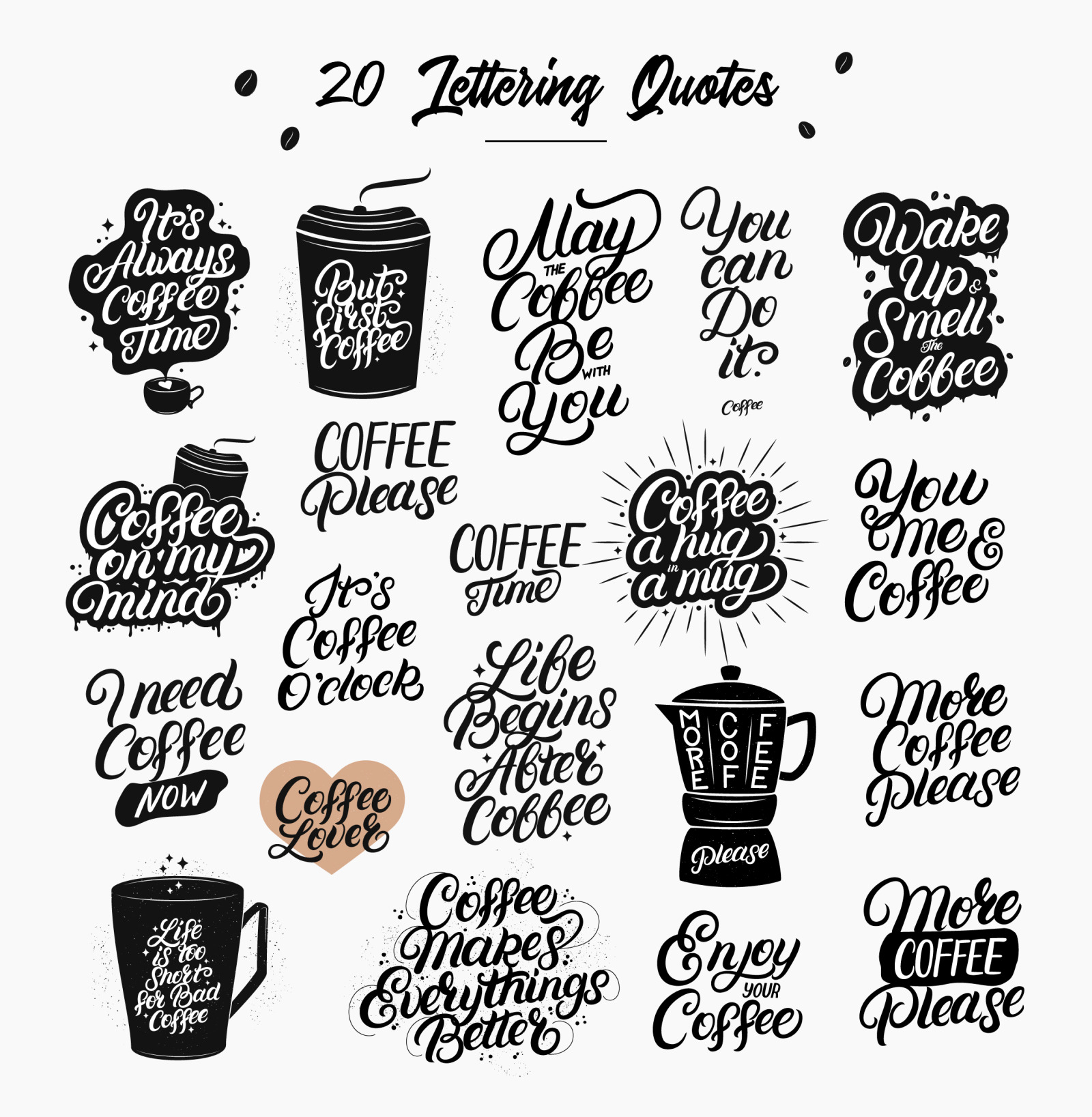 20 Coffee Quotes On Yellow Images Creative Store