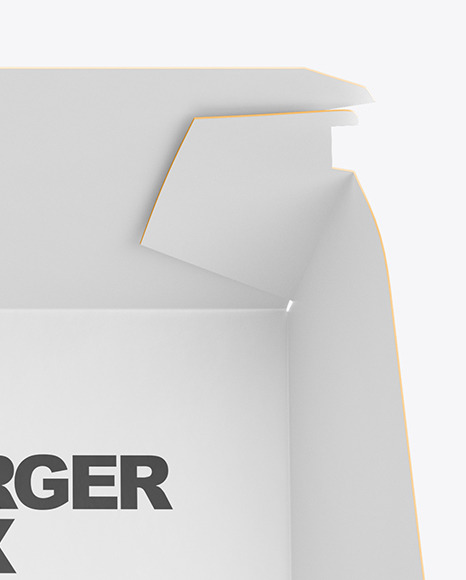 Burger In Box Mockup PSD #5