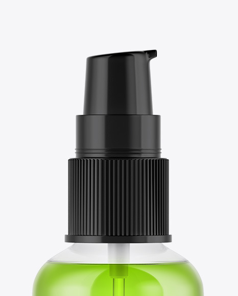 Clear Spray Bottle Mockup PSD #1