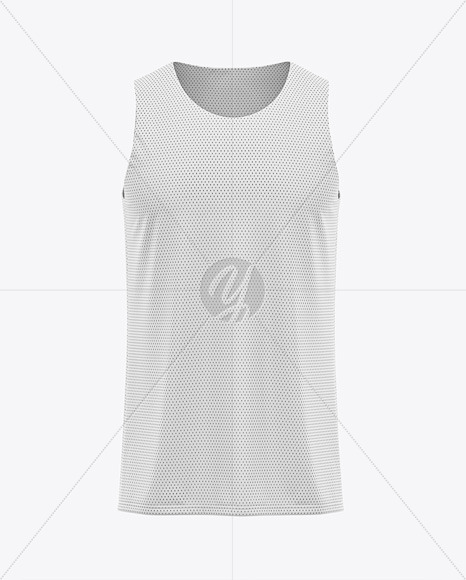 Basketball Reversible Mesh Jersey Mockup Front View In Apparel Mockups On Yellow Images Object Mockups