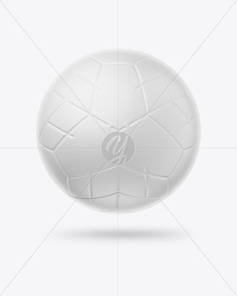 Download Modern Soccer Ball Mockup Front View In Object Mockups On Yellow Images Object Mockups