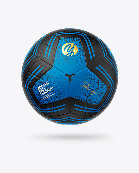 Modern Soccer Ball Mockup In Object Mockups On Yellow Images Object Mockups