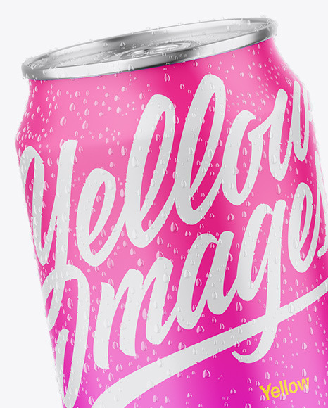 Two Metallic Cans W  Matte Finish Mockup PSD #6