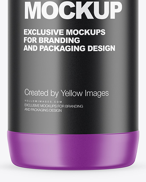 Download Matte Plastic Bottle Mockup In Bottle Mockups On Yellow Images Object Mockups PSD Mockup Templates