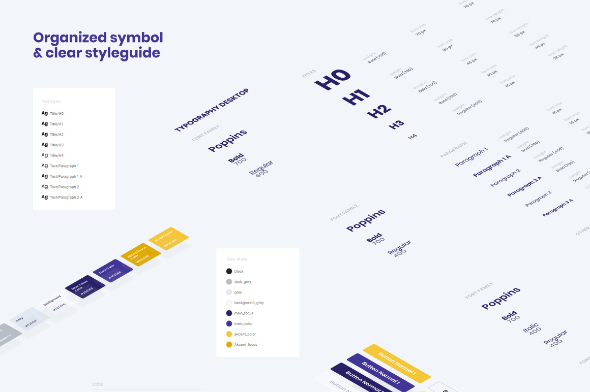 Download Free Web Ui Kit For Marketing Or It Agency In Ux Ui Kits On Yellow Images Creative Store Free Mockup Templates.