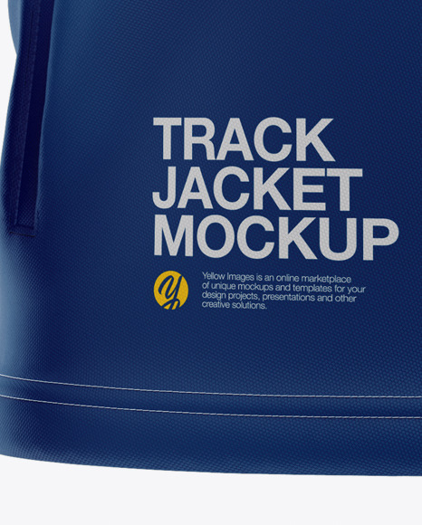 Men S Raglan Track Jacket Mockup Front View In Apparel Mockups On Yellow Images Object Mockups