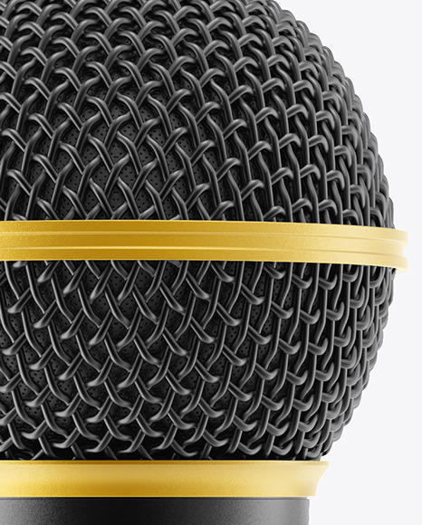 Microphone Mockup in Object Mockups on Yellow Images ...