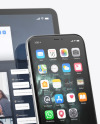 Apple iPhone 11 Pro w/ iPad Pro Mockup