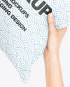 Pillow in a Hand Mockup