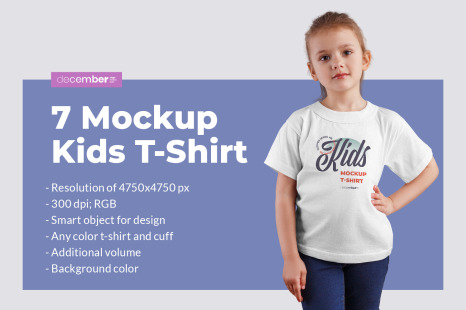 Download 7 Kids T Shirt Mockups In Apparel Mockups On Yellow Images Creative Store