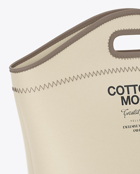 Cotton Bag In A Hand Mockup