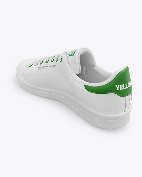 Download Sneaker Mockup In Apparel Mockups On Yellow Images Object Mockups