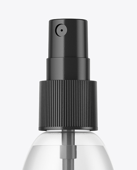Clear Spray Bottle Mockup PSD #2