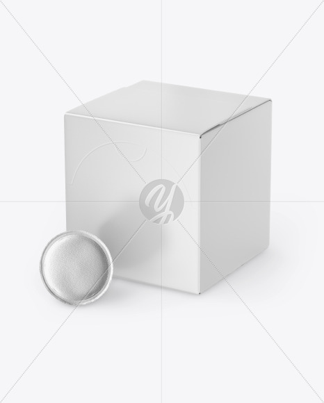 Download Craft Box W Two K Cups Mockup In Box Mockups On Yellow Images Object Mockups PSD Mockup Templates