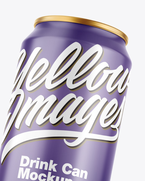 Download Metallic Drink Cans W Glossy Finish Mockup In Can Mockups On Yellow Images Object Mockups