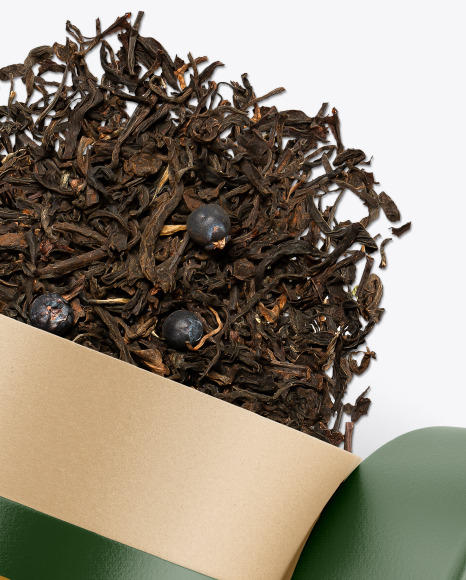 Glossy Paper Tube W  Tea Mockup PSD #2