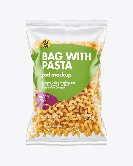 Download 49+ Plastic Bag With Fusilli Pasta Psd Mockup Object ...