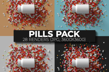 Pills Render Set