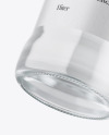 Clear Glass White Rum Bottle Mockup