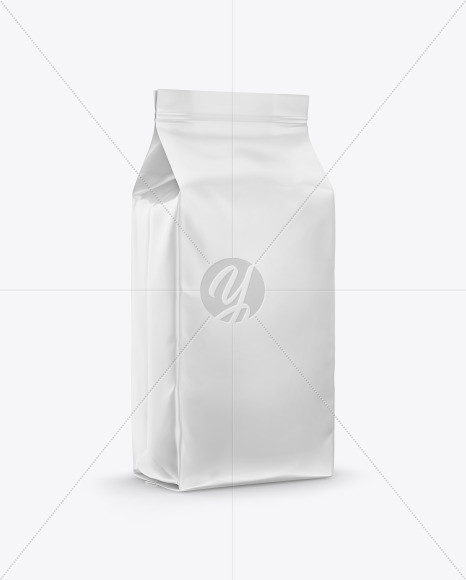 Download Matte Food Bag Mockup In Bag Sack Mockups On Yellow Images Object Mockups PSD Mockup Templates