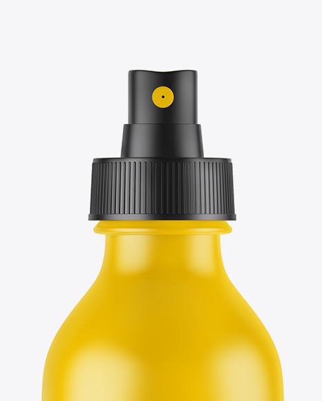 Matte Spray Bottle Mockup PSD #1