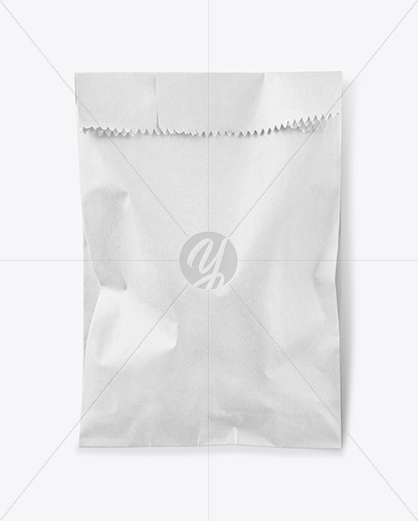 Download Kraft Snack Package Mockup In Bag Sack Mockups On Yellow Images Object Mockups