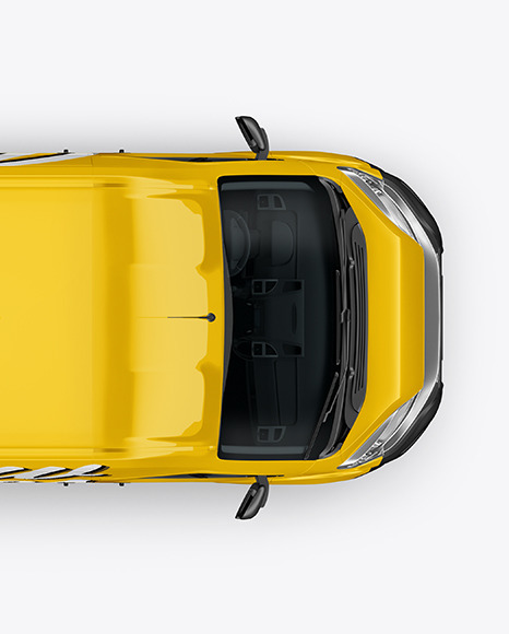 Panel Van Mockup - Top View
