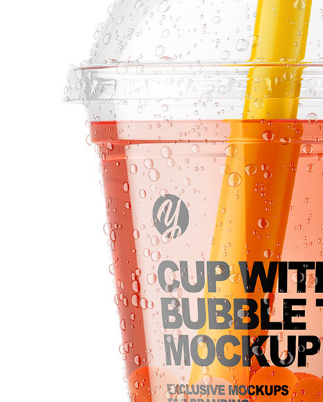 Bubble Tea Cup Mockup - Free Download Images High Quality PNG, JPG