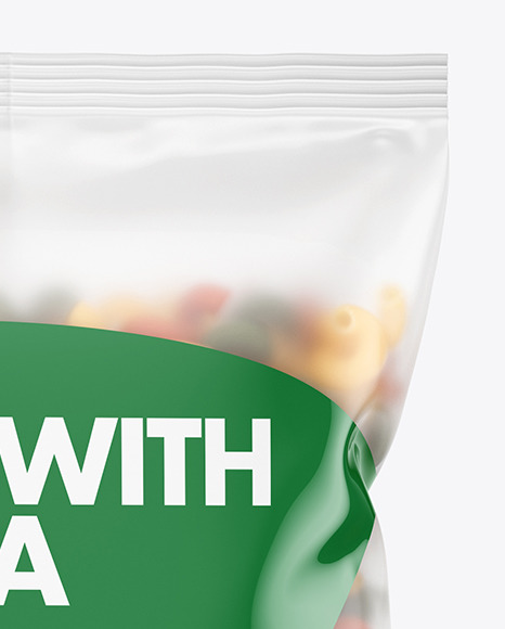 Download Matte Plastic Bag With Tricolor Cavatappi Pasta Mockup In Bag Sack Mockups On Yellow Images Object Mockups