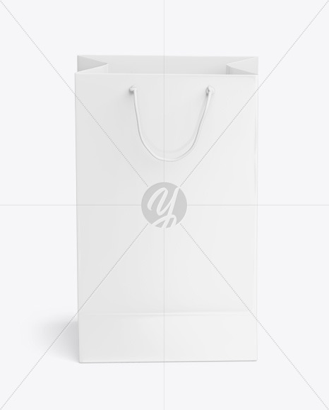 Download Glossy Shopping Bag Mockup In Bag Sack Mockups On Yellow Images Object Mockups