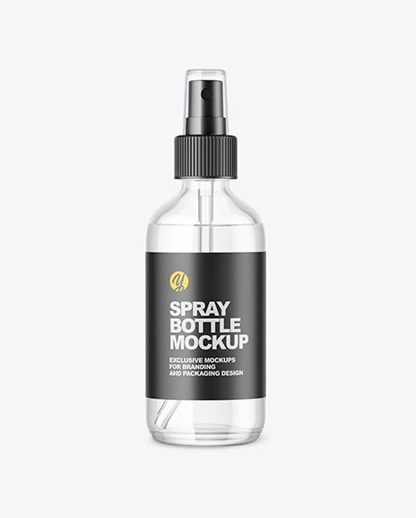 Download Glass Spray Bottle Mockup In Bottle Mockups On Yellow Images Object Mockups PSD Mockup Templates