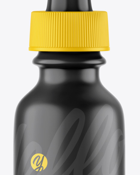 Download Dropper Bottle Matte Box Psd Mockup Yellowimages