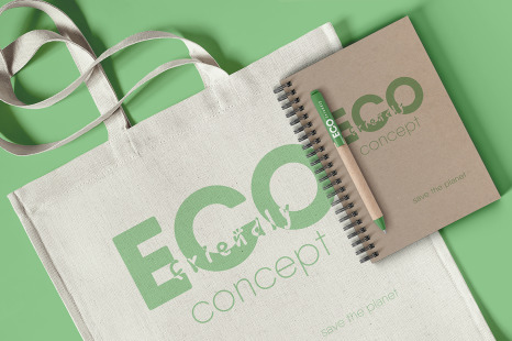 Download Branding Eco Concept Mockup In Stationery Mockups On Yellow Images Creative Store